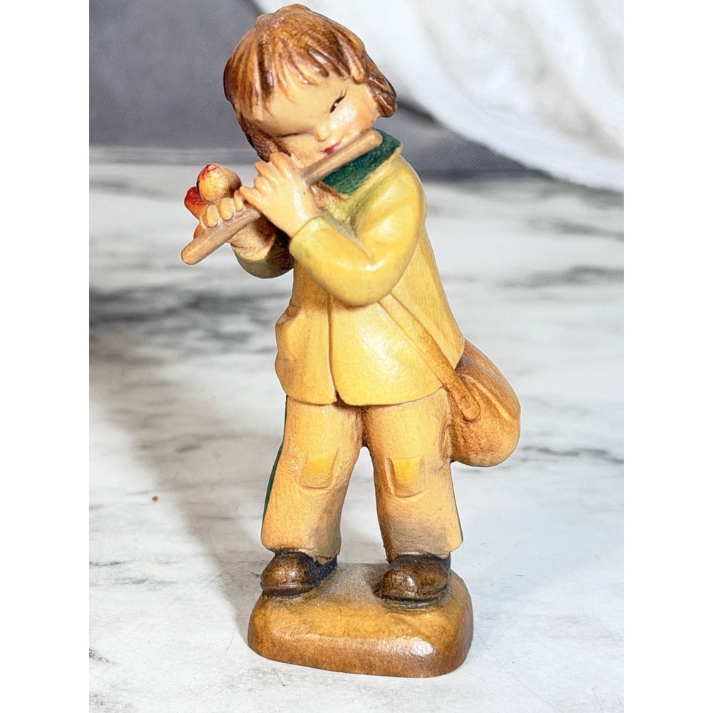 Anri - Orchestra Flute Signed Approx. 3" Tall (A3158)
